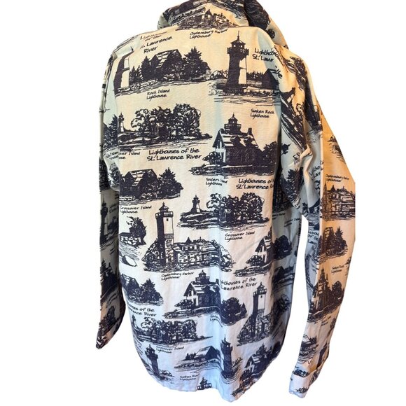 VTG Michigan Rag Co Lighthouse Hooded Jacket NWT – Men’s Medium / Unisex Coastal - Picture 13 of 16